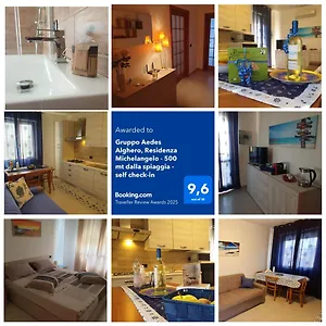 Aedes Residenza Michelangelo - 500 Mt Dalla - Self Check-in Alghero